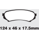 KV لكزس LX470 ال اكس قماشات شبه معدنية فرامل خلفي (1998 - 2007) بالتقسيط تابي و تمارا - تقسيط على 12 شهر و على 4 دفعات مع تابي و تمارا - KV2319